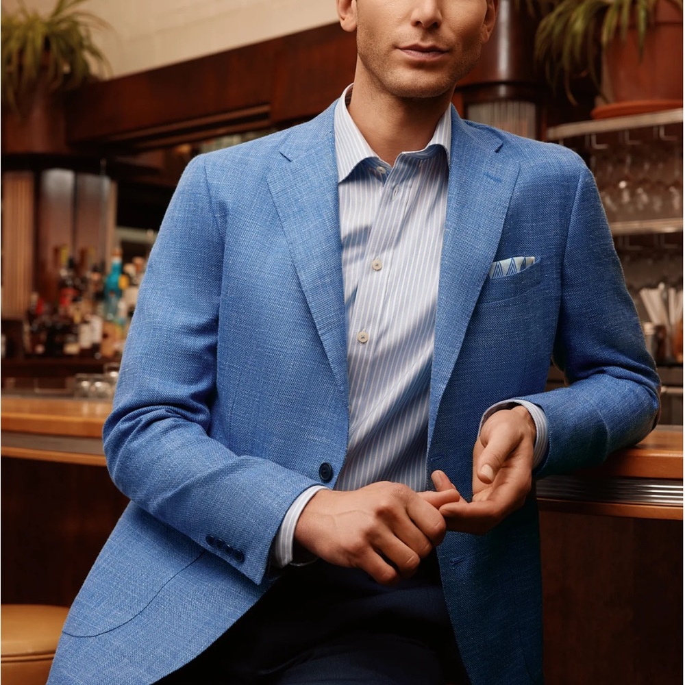 Men’s custom Samuelsohn jacket..